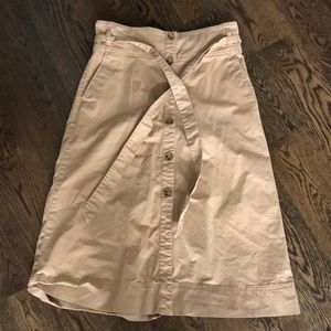 Gap paper bag skirt
